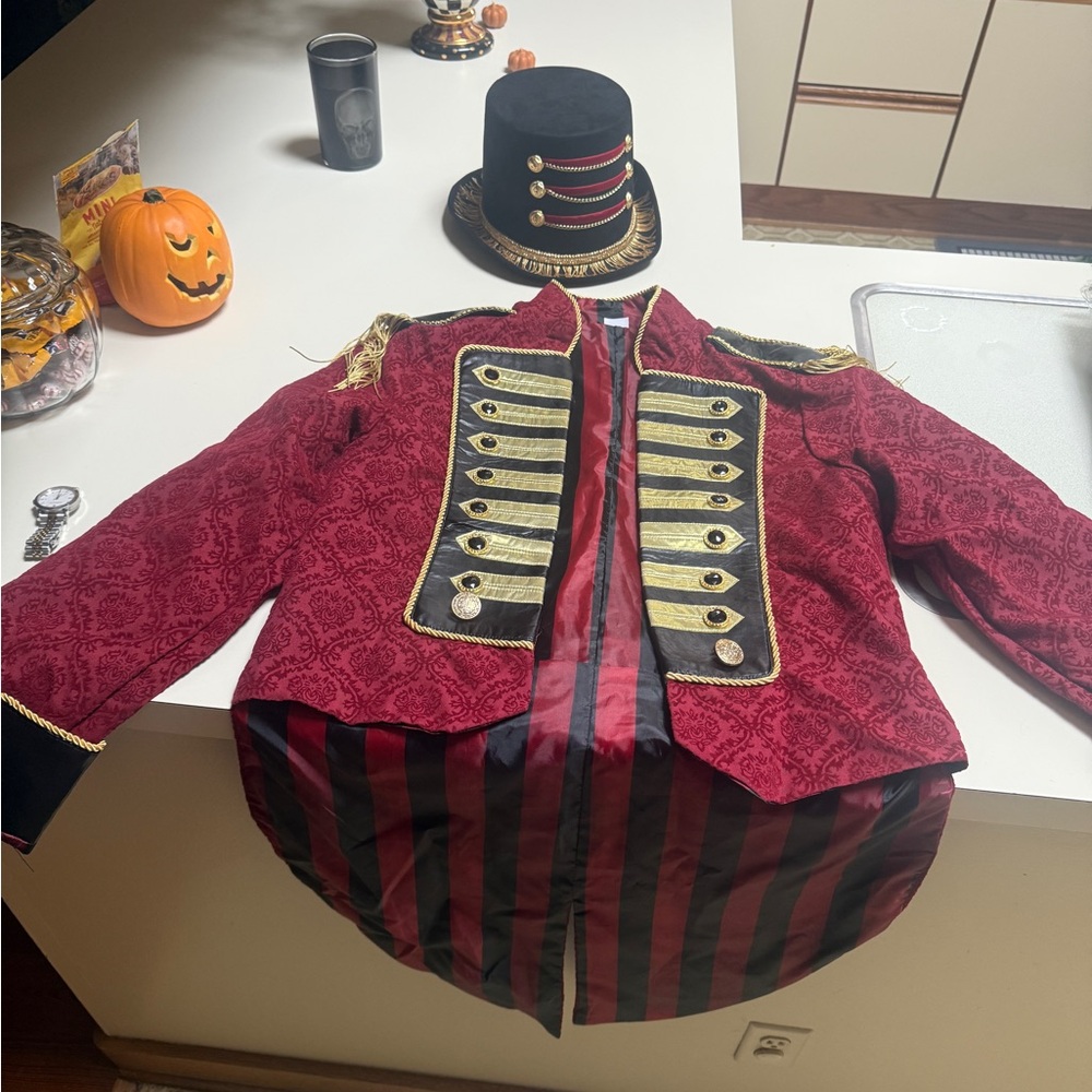 Spirit Red and Black Military Jacket